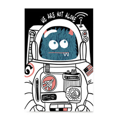 Ezposterprints - We Are Not Alone | The Cute Little Monsters Posters