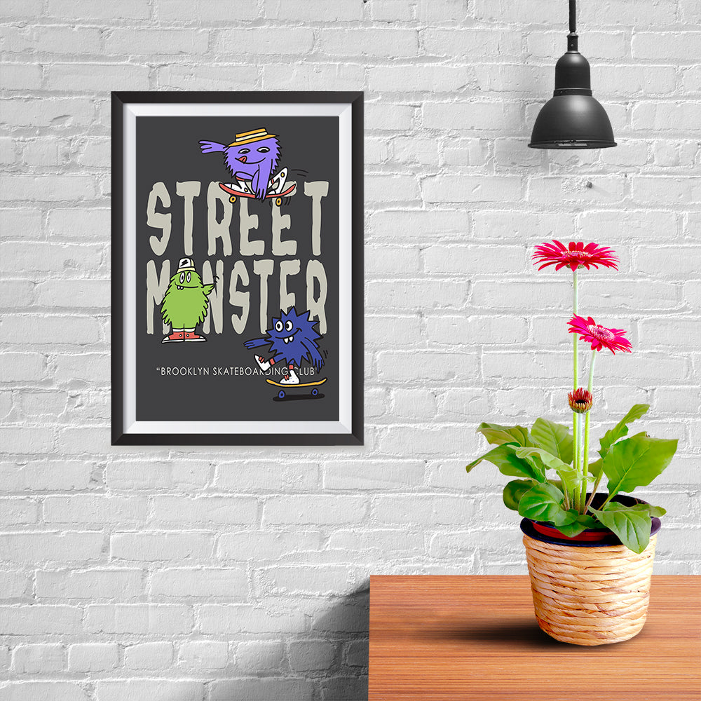 Ezposterprints - Street Monster - 08x12 ambiance display photo sample