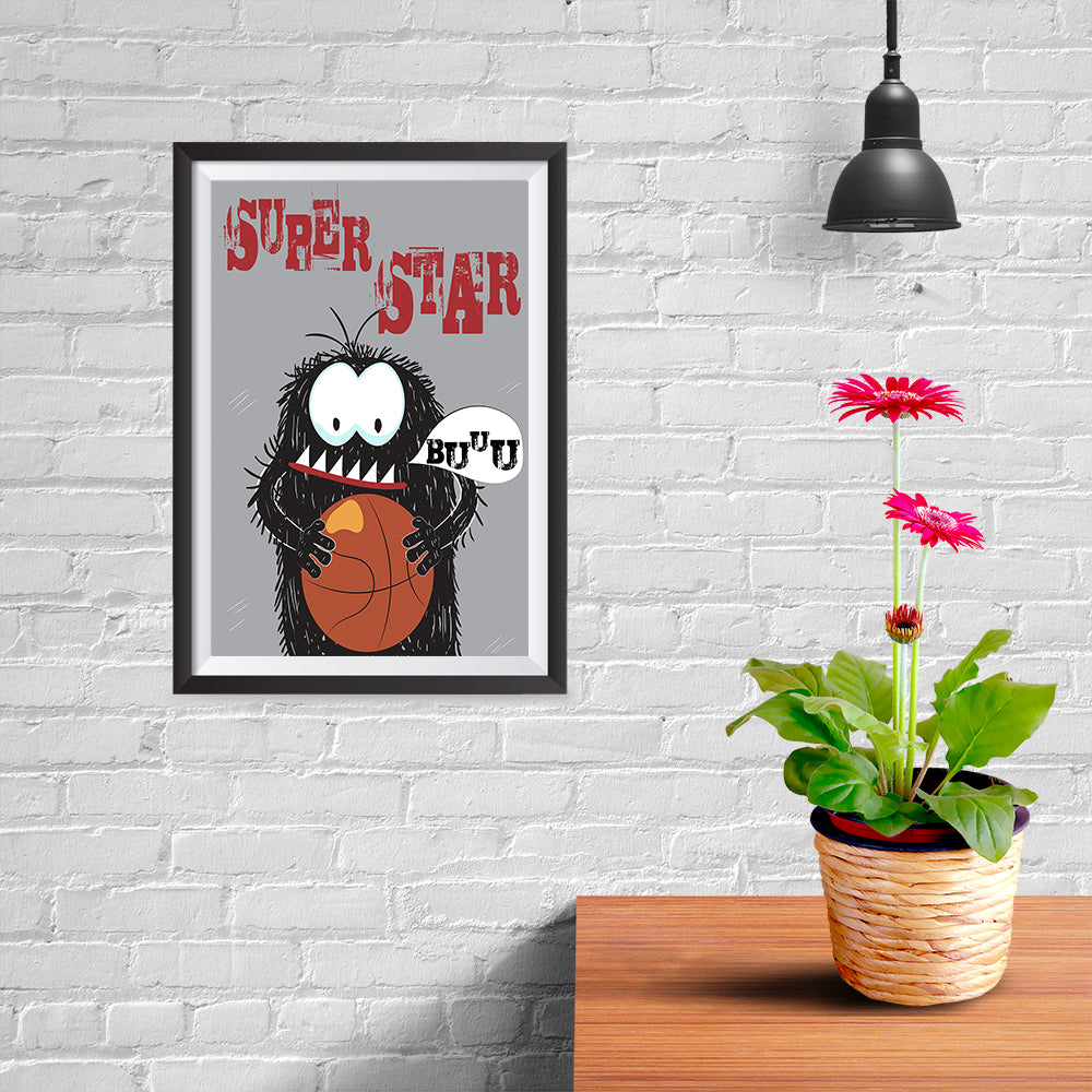 Ezposterprints - Super Star Buu Monster - 08x12 ambiance display photo sample