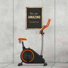 Ezposterprints - Amazing Black | Retro Metal Design Signs Posters - 18x24 ambiance display photo sample