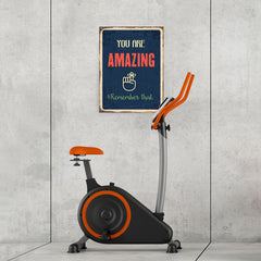 Ezposterprints - Amazing Navy | Retro Metal Design Signs Posters - 18x24 ambiance display photo sample