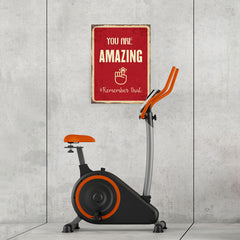Ezposterprints - Amazing Red | Retro Metal Design Signs Posters - 18x24 ambiance display photo sample