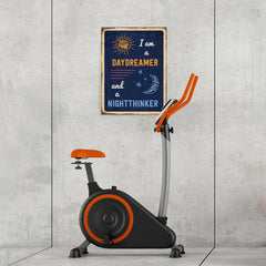 Ezposterprints - Daydreamer Navy | Retro Metal Design Signs Posters - 18x24 ambiance display photo sample