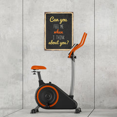 Ezposterprints - Feel Me Black | Retro Metal Design Signs Posters - 18x24 ambiance display photo sample