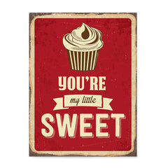 Ezposterprints - My Little Sweet | Retro Metal Design Signs Posters