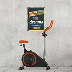 Ezposterprints - Your Dreams | Retro Metal Design Signs Posters - 18x24 ambiance display photo sample