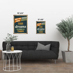 Ezposterprints - Your Dreams | Retro Metal Design Signs Posters ambiance display photo sample