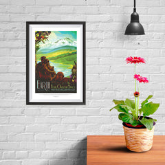 Ezposterprints - Earth - Your Oasis In Space Where The Air Is Free and Breathing Is Easy - 08x12 ambiance display photo sample