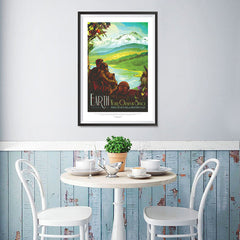Ezposterprints - Earth - Your Oasis In Space Where The Air Is Free and Breathing Is Easy - 12x18 ambiance display photo sample