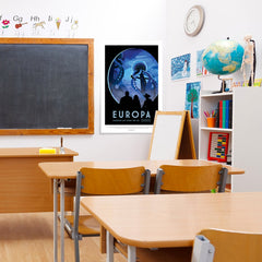 Ezposterprints - Europa - Discover Life Under The Ice - 24x36 ambiance display photo sample