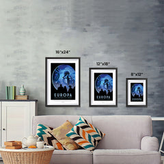 Ezposterprints - Europa - Discover Life Under The Ice ambiance display photo sample