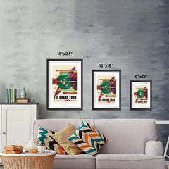 Ezposterprints - The Grand Tour - A Once In A Lifetime Getaway - Jupiter / Saturn / Uranus / Neptune ambiance display photo sample