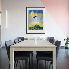 Ezposterprints - HD 40307 G - Experience The Gravity of a Super Earth - 32x48 ambiance display photo sample
