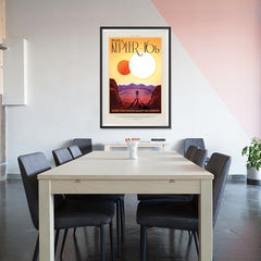 Ezposterprints - Kepler-16b - Where Your Shadow Always Has Company - 32x48 ambiance display photo sample