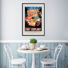 Ezposterprints - 51 Pegasi b - Greetings From Your First Exoplanet - 12x18 ambiance display photo sample