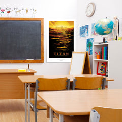 Ezposterprints - Titan - Ride The Tides Through The Throat Of Kraken - 24x36 ambiance display photo sample