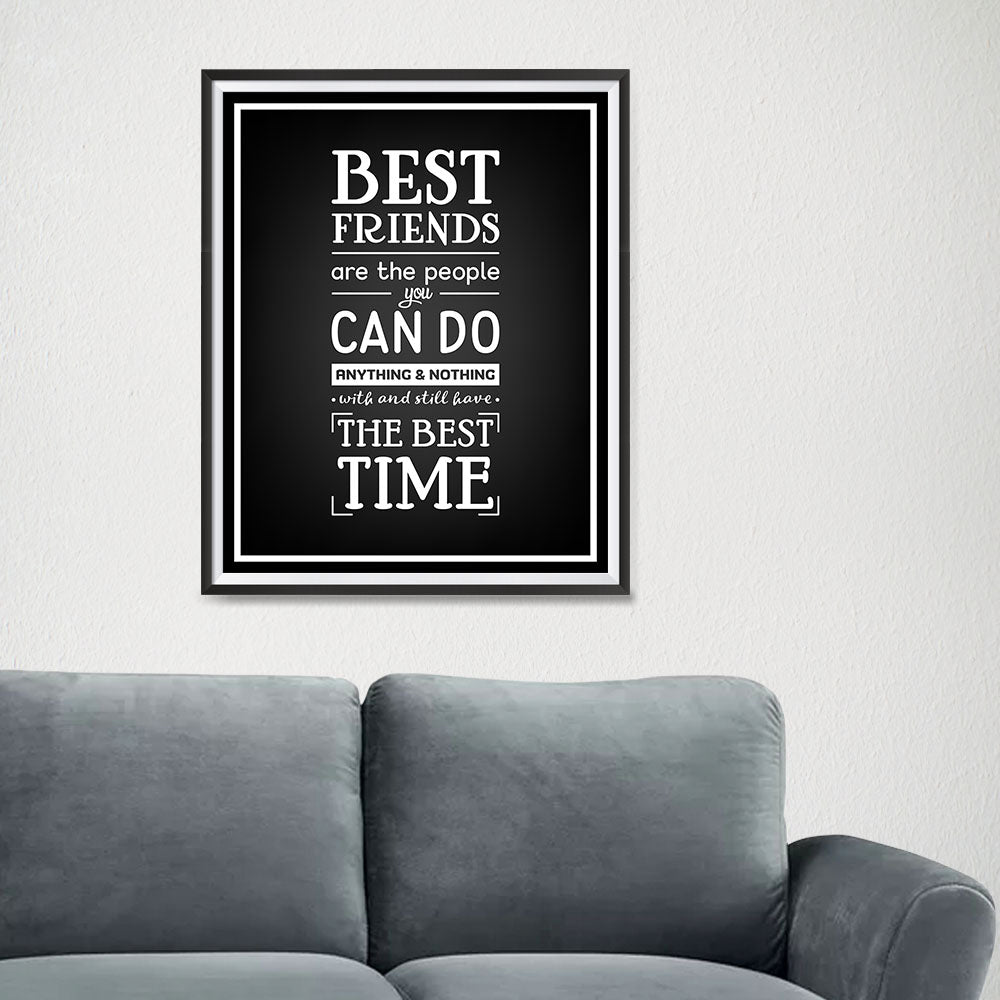 Ezposterprints - Best Friends are The People - 16x20 ambiance display photo sample