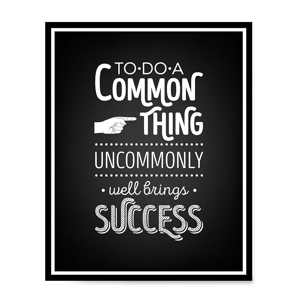 Ezposterprints - To-Do a Common Thing Uncommonly