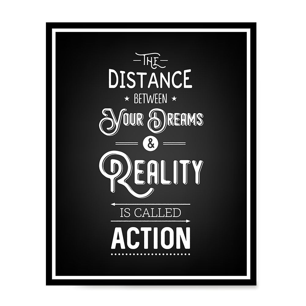 Ezposterprints - The Distance Between Your Dreams