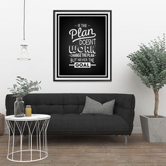 Ezposterprints - If The Plan Doesn't Work - 32x40 ambiance display photo sample