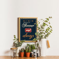Ezposterprints - Foreever and Always - 12x16 ambiance display photo sample