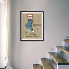 Ezposterprints - Happiness is The Way  - 18x24 ambiance display photo sample