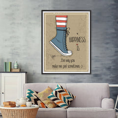 Ezposterprints - Happiness is The Way  - 36x48 ambiance display photo sample
