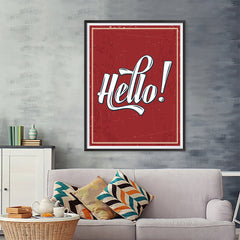Ezposterprints - Hello! - 36x48 ambiance display photo sample