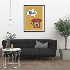 Ezposterprints - Ring Ring, Hello! - 24x32 ambiance display photo sample