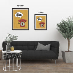 Ezposterprints - Ring Ring, Hello! ambiance display photo sample