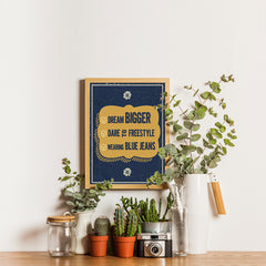 Ezposterprints - Wearing Blue Jeans - 12x16 ambiance display photo sample
