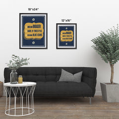 Ezposterprints - Wearing Blue Jeans ambiance display photo sample