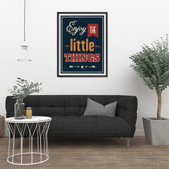 Ezposterprints - Enjoy The Little Thins - 24x32 ambiance display photo sample