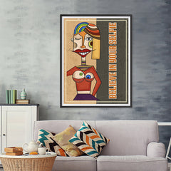 Ezposterprints - Believe in Your Selfie - 36x48 ambiance display photo sample