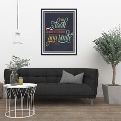 Ezposterprints - You Look So Much Better When You Smile - 24x32 ambiance display photo sample