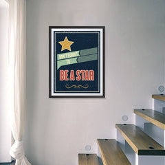 Ezposterprints - Don't Forget To Be A Star - 18x24 ambiance display photo sample