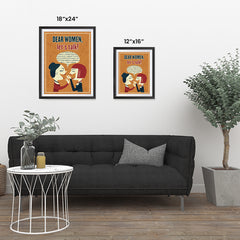 Ezposterprints - Dear Women, Let's Talk ambiance display photo sample