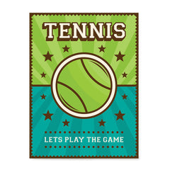 Ezposterprints - Big Ball | Retro Sports Series TENNIS Posters