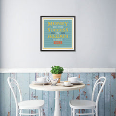 Ezposterprints - Money Won't Create Success The Freedom To Make It Will - 16x16 ambiance display photo sample