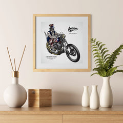 Ezposterprints - American Legends Skull Riders - 12x12 ambiance display photo sample