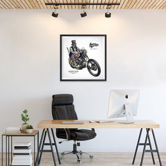 Ezposterprints - American Legends Skull Riders - 24x24 ambiance display photo sample