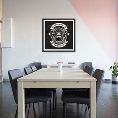 Ezposterprints - Biker Forever Skull Riders - 32x32 ambiance display photo sample