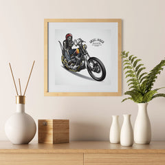 Ezposterprints - Born For The Road Skull Riders - 12x12 ambiance display photo sample