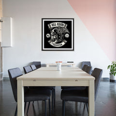 Ezposterprints - Hell Riders Skull Riders - 32x32 ambiance display photo sample