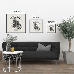Ezposterprints - Iron Wheels Skull Riders ambiance display photo sample