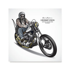 Ezposterprints - Legendary Riders Skull Riders