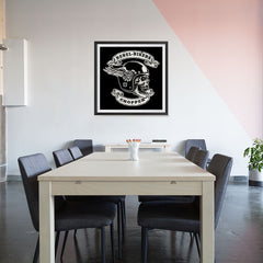 Ezposterprints - Rebel Bikers Skull Riders - 32x32 ambiance display photo sample