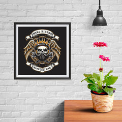 Ezposterprints - Ride Or Die Skull Riders - 10x10 ambiance display photo sample