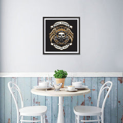 Ezposterprints - Ride Or Die Skull Riders - 16x16 ambiance display photo sample