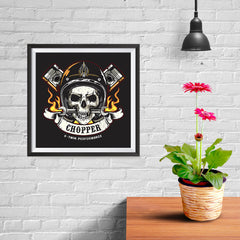 Ezposterprints - Twin Performance Skull Riders - 10x10 ambiance display photo sample